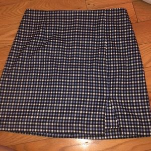 Plaid skirt